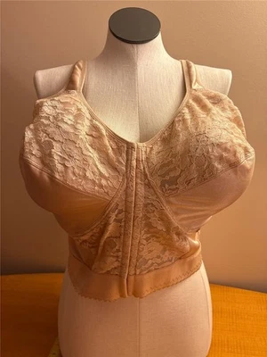 Sujetador de postura Comfort Choice talla grande 46 G Easy Enhancer inalámbrico Longline beige Foto 1 de 4