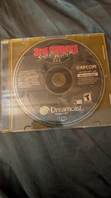 Vintage 2000 Capcom Street Fighter III 3rd Strike Sega Dreamcast Game Disc 