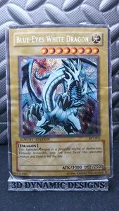 | Yugioh Blue-Eyes White Dragon BPT-003 Secret Rare 2002 Collectors Tin DMG 🔥 | - Picture 1 of 2