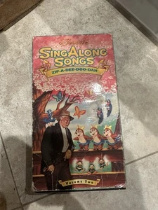 DISNEY'S Sing Along Songs Song of the South Zip-A-Dee-Doo-Dah VHS 1993 Vol 2 - Picture 1 of 3