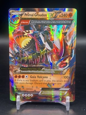 Pokémon TCG Primal Groudon EX Full Art Ultra Rare Card 86/160 NM- - Image 1 of 4