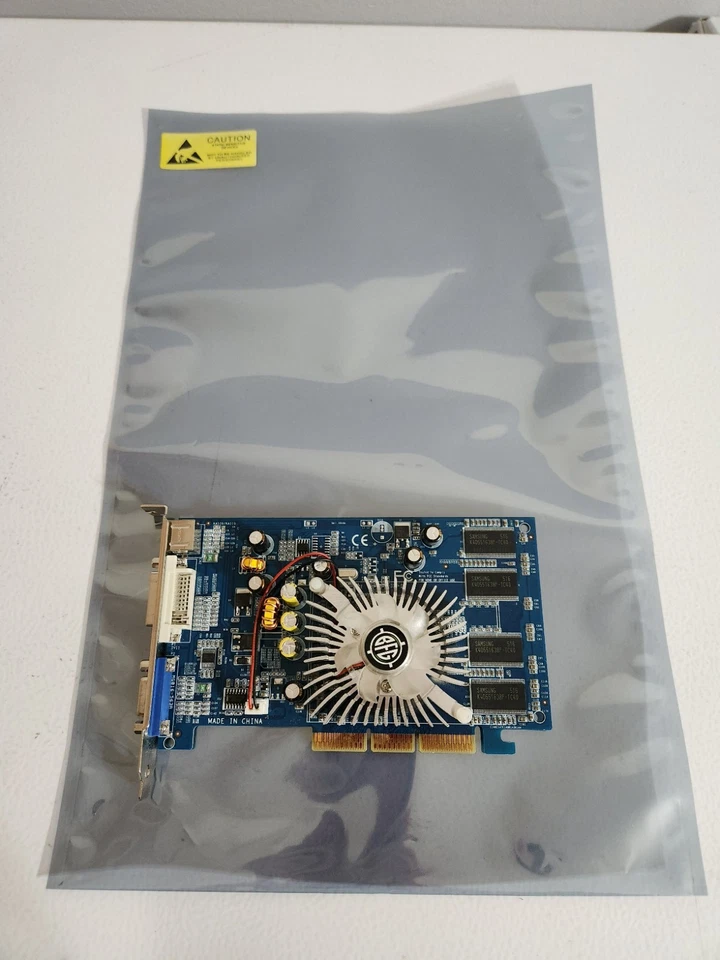 AGP Card GeForce 6200A D128M BFGR6200OC DVI VGA TV - Image 1 of 4