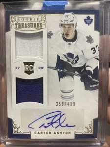 Toronto Maple Leafs Carter Ashton RPA NHL. 356/499 - Picture 1 of 2