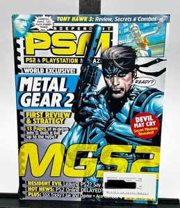 PSM Playstation 2 PS2 Magazine 52 12/01 Vol 5 Metal Gear 2 Tony Hawk GUC - Picture 1 of 3