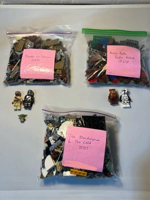 Lego Star Wars Trouble On Tatooine 75299, Endor Assault 75238, Mando/Child 75317 - Image 1 of 4