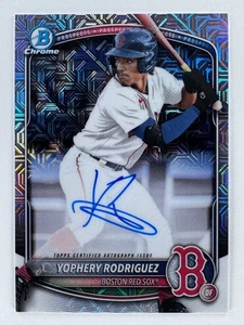 YOPHERY RODRIGUEZ 2025 Bowman Chrome #BCP-170 Prospects AUTO MOJO REFRACTOR - Picture 1 of 3