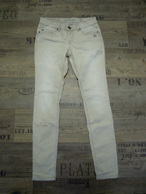 neuw. Glücksstern Nele Mia Skinny Push up Marken Damen Jeans W29 L32 beige Hose - Bild 1 von 4