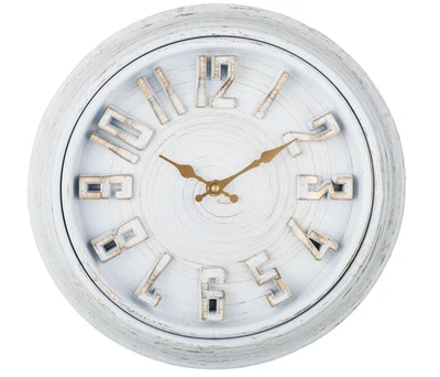 DIYZON Extra Large 30 cm Wall Clock No Ticking and Battery Operated White (New) - Image 1 of 4