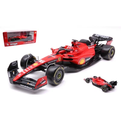 FERRARI SF-23 N.16 2023 CHARLES LECLERC 1:18 Burago Formula 1 Modellino Nuovo - Immagine 1 di 4