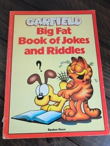 Garfield Big Fat Book of Jokes and Riddles, Jim Davis, Paperback 1985 - Picture 1 of 6