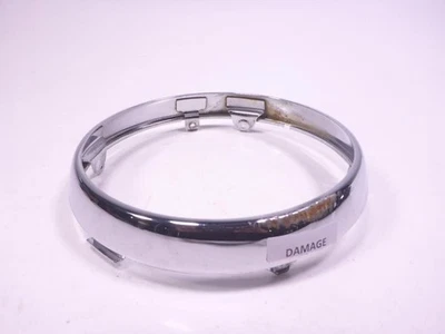 08 Ducati Monster 695 Faro Luz Lámpara Cromo Borde Anillo Foto 1 de 4