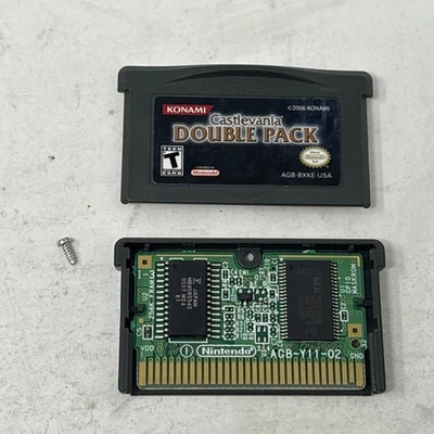 Castlevania Double Pack (Nintendo Game Boy Advance) Authentic GBA Game Tested - Image 1 of 4