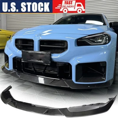 KIT DE CARROCERÍA ALERÓN LABIAL PARACHOQUES DELANTERO CARBONO REAL BMW G87 M2 cupé 2023-2025  Foto 1 de 4