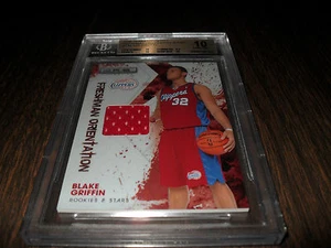 2009-10 Blake Griffin Panini R & S Game Used Jersey rookie BGS 10  Pristine - Picture 1 of 5