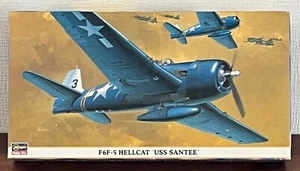 F6F-5 HELLCAT 'USS SANTEE' Hasegaw 1/48 Model kit 09536 Shipping from Japan - Picture 1 of 12