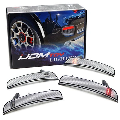Clear Front/Rear Wheel Arch Side Marker Lights For 2012-2019 Fiat 500 Abarth/GQ — 第 1/4 张图片