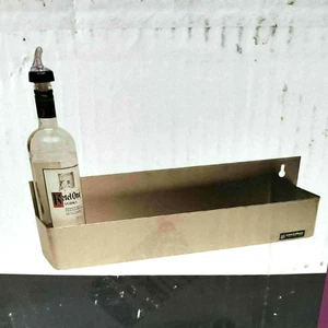 Riel de velocidad de acero inoxidable San Jamar 5 1 cuarto de galón de capacidad de botella - Imagen 1 de 4