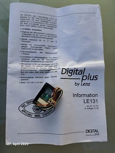 Lenz 10130, LE 130, Lokdecoder, gebraucht, ohne Funktionsprüfung mit Beschreibun - Bild 1 von 2