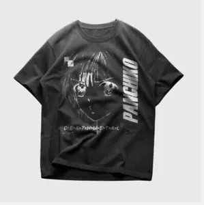 New Panchiko black T-shirt - Panchiko DEATHMETAL - Panchiko Album Shirt Reprint - Picture 1 of 6