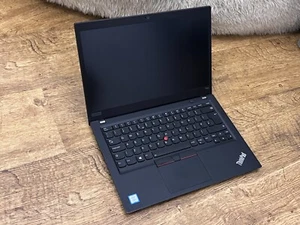 Lenovo Thinkpad T490s 14" Laptop i5-8265U 8GB RAM 256GB NVMe - Picture 1 of 5