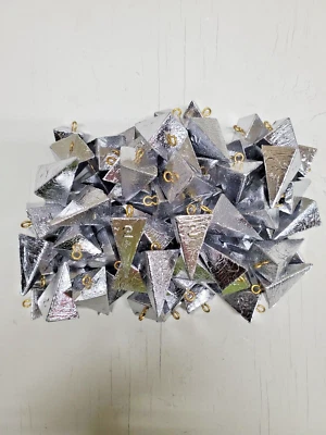 DO-IT 10 lbs of 2oz pyramid sinkers 80 count from Northeast Sinker Company