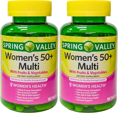 Spring Valley Women's Multi Tablets, 5 Month Supply, 150 Count EXP 03/26 2 Pack - Image 1 of 2