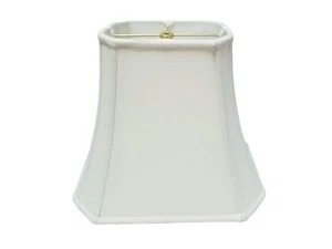 Royal Designs Rectangle Cut Corner Lamp Shade - White - (5 x 6.5) x (8 x 12) ... - Picture 1 of 7