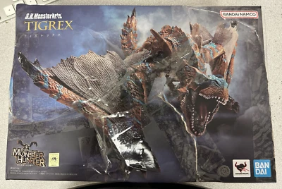 *PIEZAS FALTANTES* Figura de acción Monster Hunter Rise: Tigrex S.H.Monsterarts Foto 1 de 4