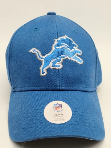 NWT NFL Apparel Detroit Lions NFL Ball Cap One-Size-Fits-All Team Headwear Cover