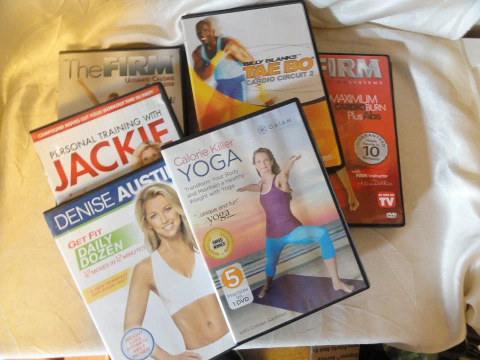 WORKOUT / EXCERCISE / FITNESS DVDS YOU PICK TITLES $1-$2  (BOX 2) UPDATED 9/21 - Image 1 of 1
