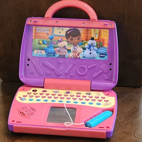 Disney DOC McStuffins Vtech Write & Learn Doctor’s Toy Bag Laptop computer Dr Cover