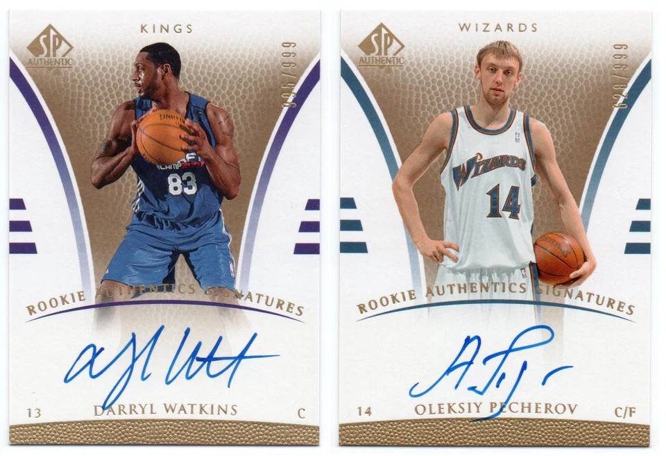 2007-08 SP Authentic Rookie RC Short Print Auto /999 - Pick Any - Image 1 of 1