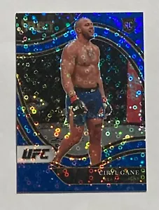 2021 Select UFC Cyril Gane Octagonside Blue Disco /99 Rookie Card RC - Foto 1 di 2