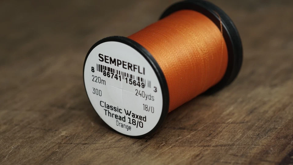 HILO ENCERADO CLÁSICO SEMPERFLI 18/0 - Atar Moscas 30 Denier - ¡23 Colores Disponibles! Foto 1 de 1