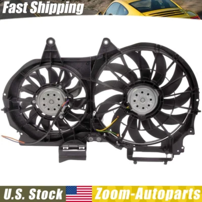 Conjunto de ventilador de refrigeração 620-806 Dorman novo para Audi A4 Quattro 2002-2006,2009 - Imagem 1 de 2