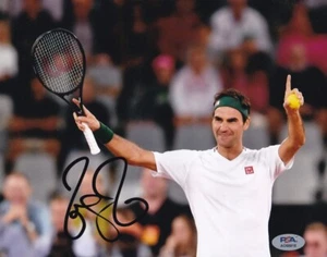 Roger Federer Tennis Legend Wimbledon Signed Autograph 8x10 Photo PSA/DNA COA B - Picture 1 of 1