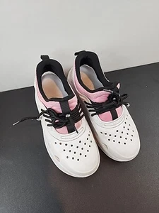 Heelys Wowza White/Pink Synthetic Slip On Skate Shoes Size Womens 5 - Picture 1 of 8