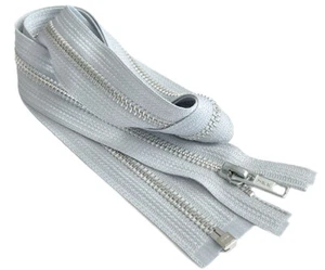 26 Inch YKK #5 Medium Weight Aluminum Metal Jacket Zipper Separating Made in USA - Picture 1 of 43