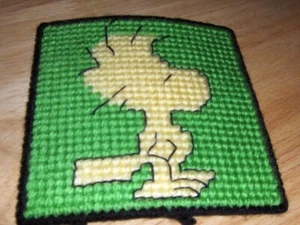 NEW completed plastic canvas magnet - Woodstock (green) - Picture 1 of 1
