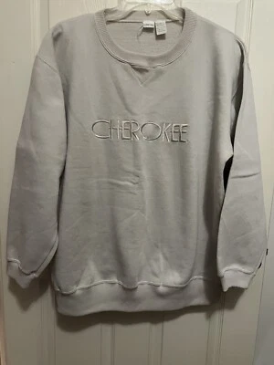 ЧЕРОКИ ЖЕНЩИН ДЛИННЫМ РУКАВОМ СЕРЫЙ ПУЛОВЕР ТОЛСТОВКА РАЗМЕР БОЛЬШОЙ ВИНТАЖНЫЙ Y2K - Изображение 1 из 4