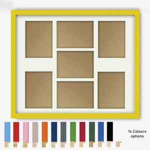 Farbbereich Splash Multi 6x4" Blende Collage Bilderrahmen & Halterung  - Bild 1 von 14