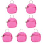  7 Pc Miniature Backpack Dollhouse Schoolbag Accessory Presents Cloth