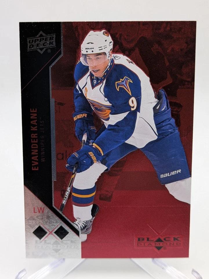 💥 2011-12 BLACK DIAMOND RUBY RED #101 EVANDER KANE #47/100 DBL DIAMOND SET BRK - Image 1 of 2