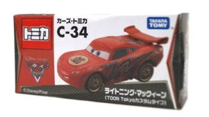 Disney Pixer Cars Tomica C-34 Lightning McQueen TOON Tokyo custom type #DD649-1 - Picture 1 of 1