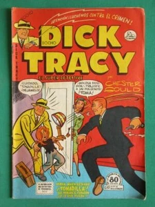 1951 DICK TRACY #42 BLACKHAWK AD LA PRENSA #3 SPANISH MEXICAN COMIC - Picture 1 of 1