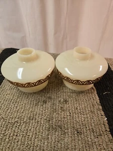 Vintage Custard Sconce Shades - Picture 1 of 3