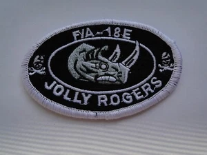 Aufnäher  US Air force  F/A-18E  Jolly Rogers    ca 9x6  cm - Bild 1 von 1