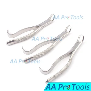 3 Pcs Dental Extracting Forceps # 16S Extraction Instruments Stainless Steel - Picture 1 of 2
