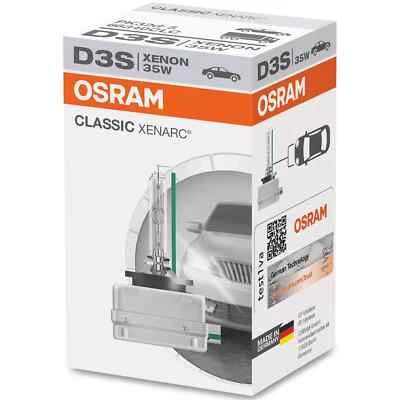 OSRAM Xenarc Classic Car Headlight Bulb D3S (Single) 66340CLC - Image 1 of 2