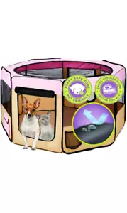 Zampa Pop up Portable Medium 45"X45"X24" Playpen for Dog and Cat, Foldable | Ind - Picture 1 of 5